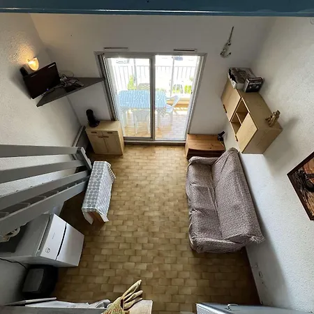Studio Avec Cabine + Mezzanine Pour 4 Pers, Loggia, Proche Plage, Parking Prive - Fr-1-702-65 Agde