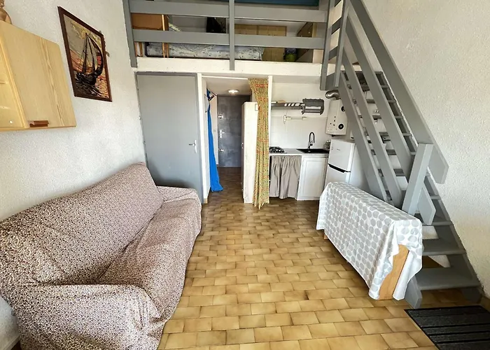 Apartment Studio Avec Cabine + Mezzanine Pour 4 Pers, Loggia, Proche Plage, Parking Prive - Fr-1-702-65 *