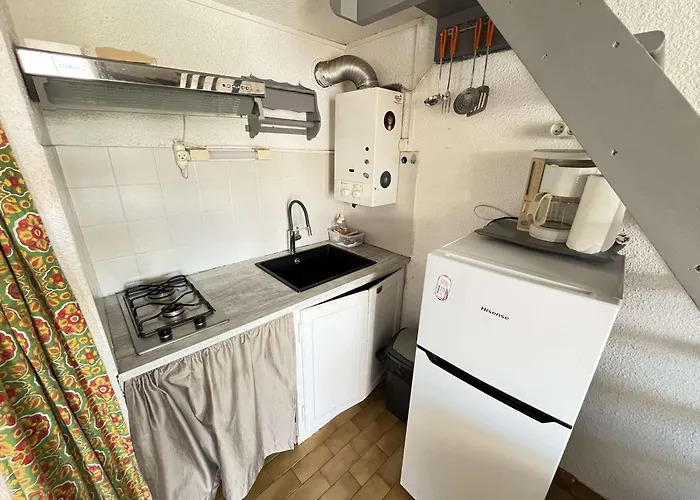 Studio Avec Cabine + Mezzanine Pour 4 Pers, Loggia, Proche Plage, Parking Prive - Fr-1-702-65